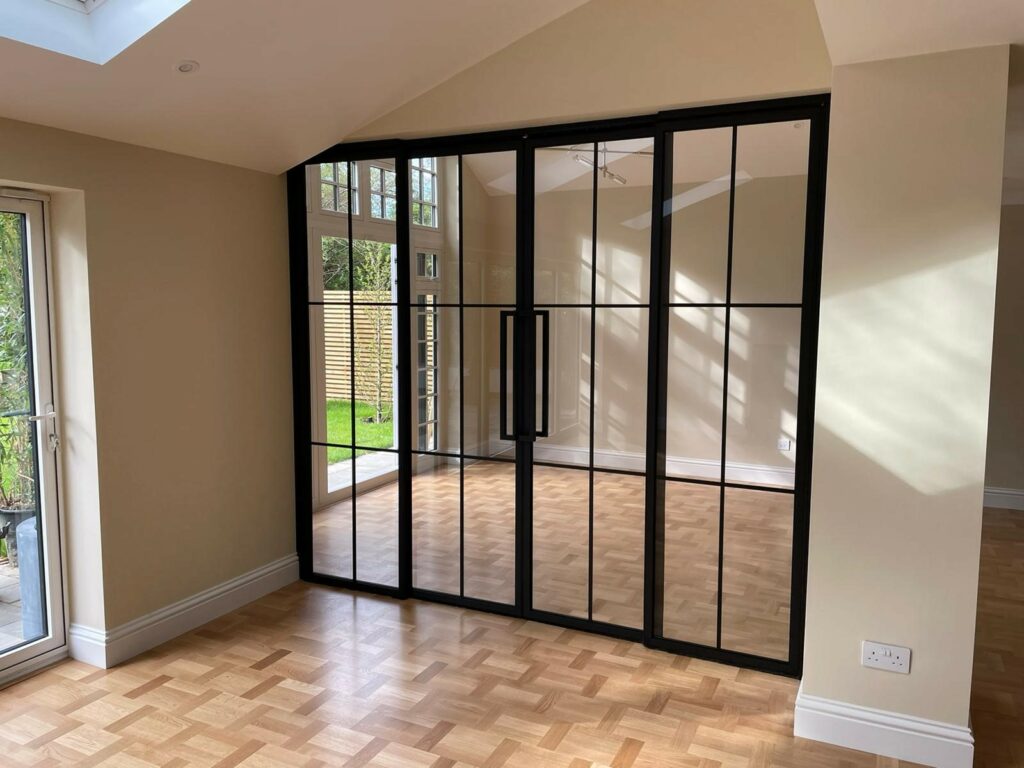 MG900 Crittall Glazed Acoustic Sliding Doors Movable Acoustic Walls